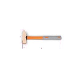 Beta 1370BA/PL 1000 Martelli tipo tedesco antiscintilla, manico in fibra 013700820
