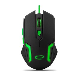 Esperanza EGM205G Fighter mouse gaming destrimano USB Type-A ottico 2400 DPI