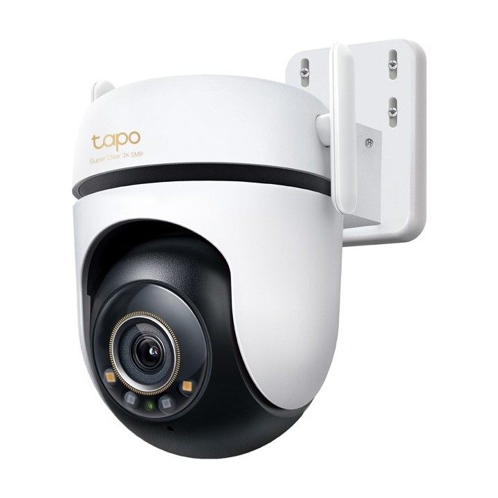 TP-Link Telecamera Wi-Fi di sicurezza Pan/Tilt esterna SPEC: 3K 5MP (2880x1620) 2.4 GHz 2 × antenne esterne 1 × porta Ethernet o