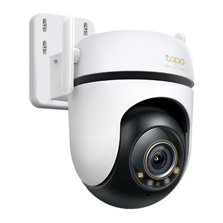TP-Link Telecamera Wi-Fi di sicurezza Pan/Tilt esterna SPEC: 3K 5MP (2880x1620) 2.4 GHz 2 × antenne esterne 1 × porta Ethernet o