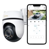 TP-Link Telecamera Wi-Fi di sicurezza Pan/Tilt esterna SPEC: 3K 5MP (2880x1620) 2.4 GHz 2 × antenne esterne 1 × porta Ethernet o