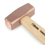 Beta 1385 800 Mazzuole con testa in rame e manico in legno 013850408