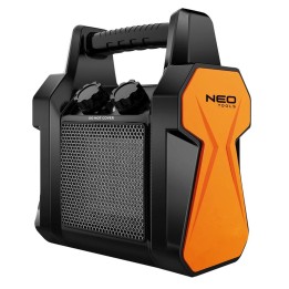 NEO TOOLS 90-060 termoventilatore ceramico PTC 2000 W nero arancio