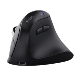 Trust Vyran Mouse ergonomico multi-wireless Hyperscroll – nero