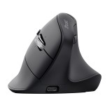 Trust Vyran Mouse ergonomico multi-wireless Hyperscroll – nero