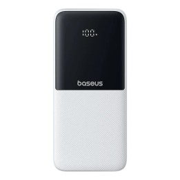 Baseus Lipow Power Bank 10000mAh 22.5W con due cavi integrati (con cavo Baseus Simple USB-A - USB-C 3A 20cm) - Bianco