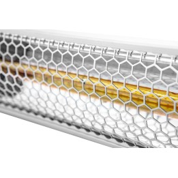 Riscaldatore a infrarossi NEO TOOLS 2000 W IP55 Lampada alogena dorata Telecomando 2 livelli di calore