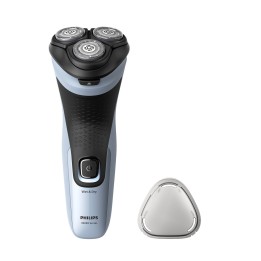 Philips X3003/00 rasoio per uomini rasoio rotante trimmer nero blu