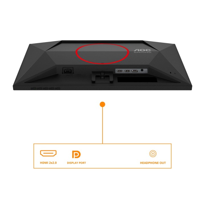 AOC G4 25G4SRE Monitor per computer 62.2 cm (24.5 ) 1920 x 1080 pixel Full HD LED nero rosso