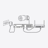 Reolink P330 - 4K 8MP UHD Telecamera di Sicurezza Esterna PoE con Capacità 256GB Avvisi Intelligenti Registrazione Audio e Visio