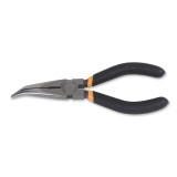 Beta 1168G 200 Pinze a becchi mezzotondi lunghissimi piegati zigrinati manici ricoperti con 2 strati di PVC antiscivolo finitura