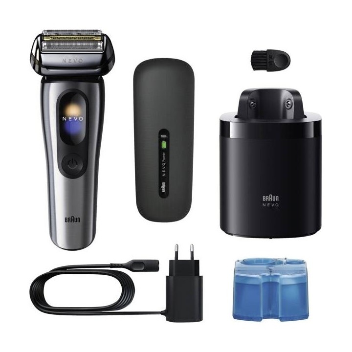 Braun NEVO 17000cc Foil Rasoio Trimmer Argento