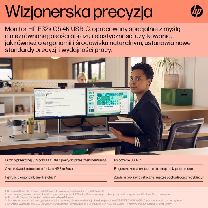 HP E32k G5 4K USB-C Monitor