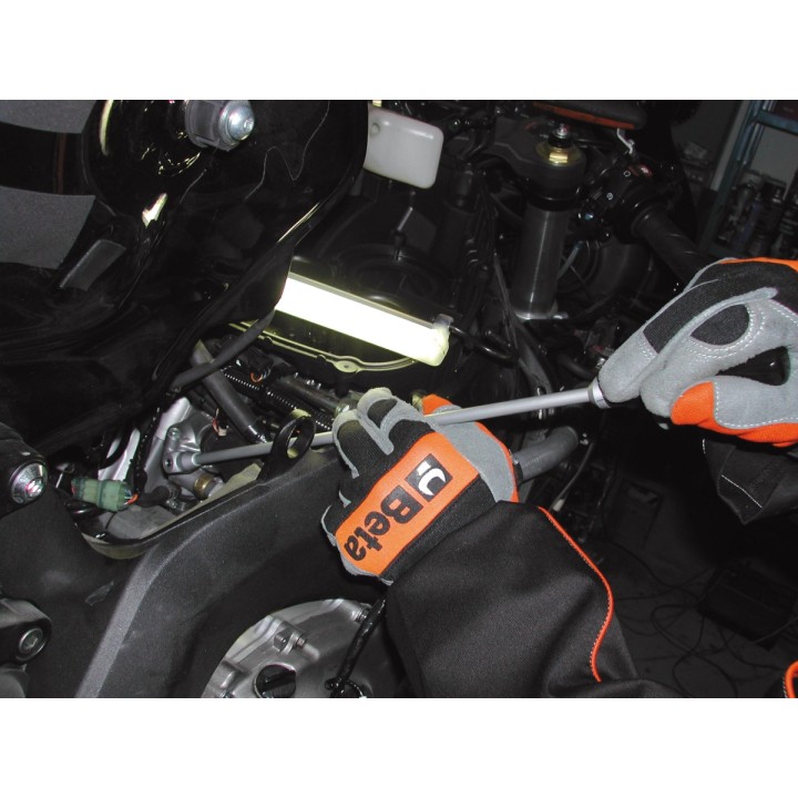 Beta 1439K7 Cassetta giravite angolare 90° tipo lungo con lame 014390101