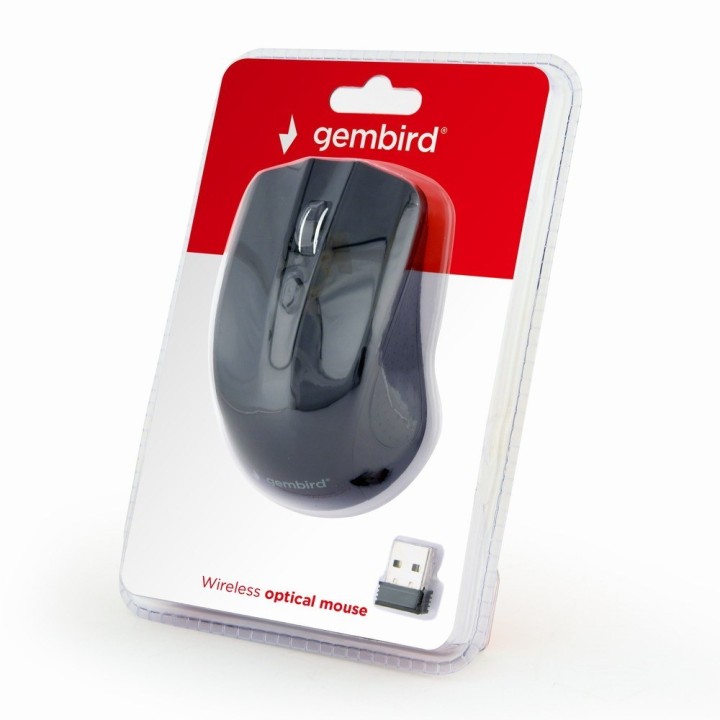 Gembird MUSW-4B-04 Mouse ambidestro RF wireless ottico 1600 DPI