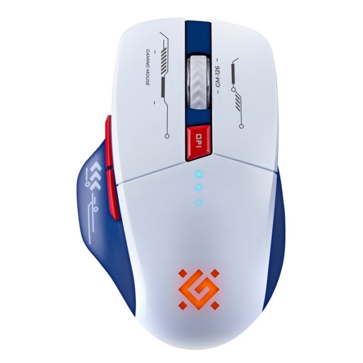 Mouse DEFENDER GM-126 TISA RF+BT ottico 1600dpi 6P bianco