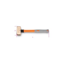 Beta 1380BA/PL 500 Mazzette antiscintilla, manico in fibra 013800955