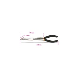 Beta 1474DL Pinza per cappucci candele d’accensione a becchi lunghi manici ricoperti con 2 strati in PVC 014740015
