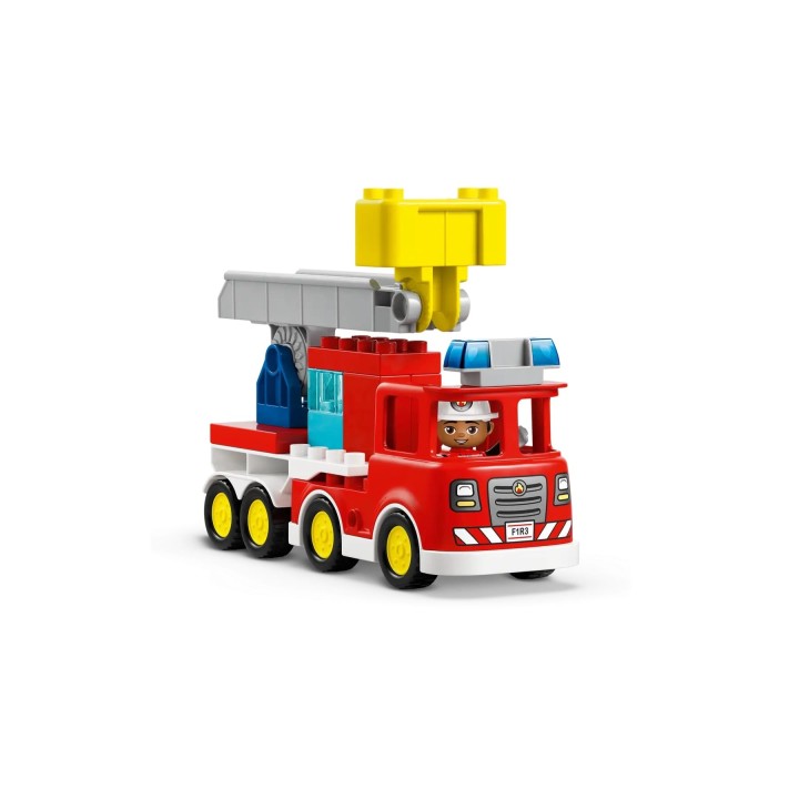 LEGO DUPLO 10473 Camion dei Vigili del Fuoco con Tubo e Vigile del Fuoco
