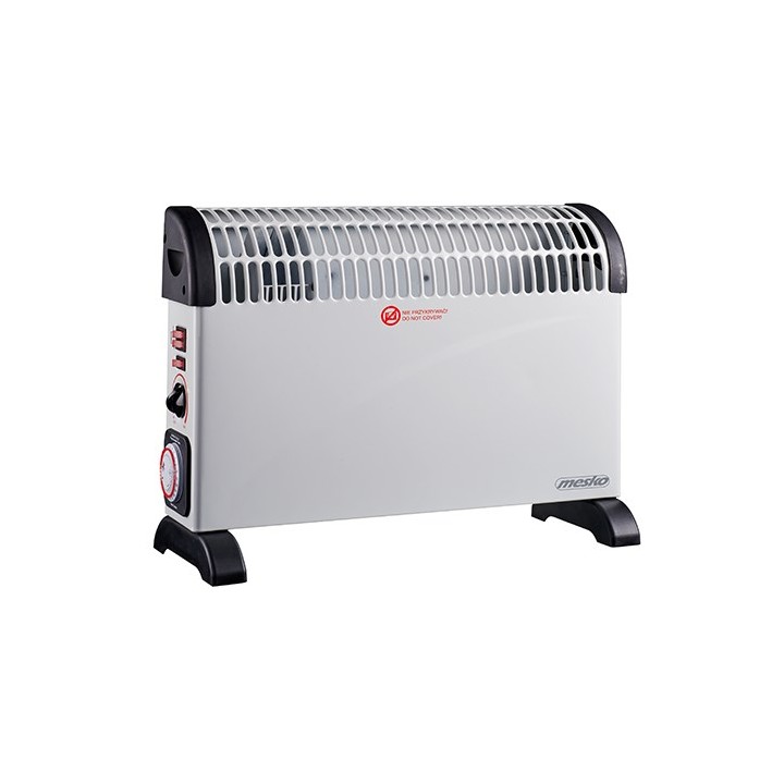 Mesko MS 7741 Riscaldatore convettore con timer e ventilatore turbo bianco