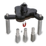 Beta 1493/C7 Chiave autoregolabile a tre bracci per filtri olio destrorsa-sinistrorsa, con bracci intercambiabili 014930079