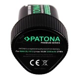 PATONA Batteria di ricambio Makita BL1013 194550-6 194551-4 10.8 V 2500 mAh Li-Ion