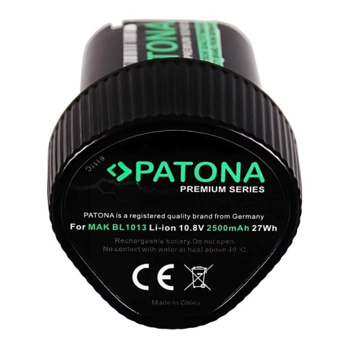 PATONA Batteria di ricambio Makita BL1013 194550-6 194551-4 10.8 V 2500 mAh Li-Ion