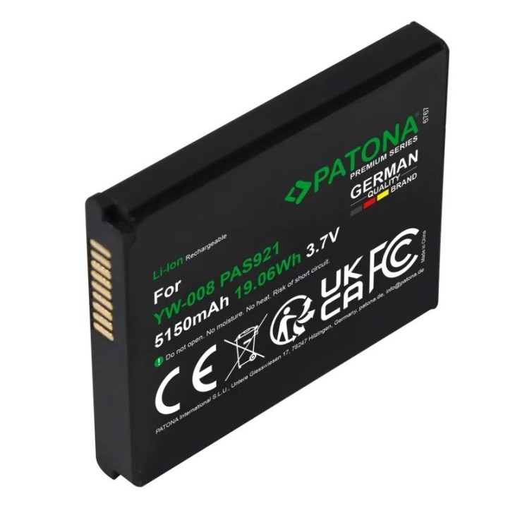 PATONA Batteria di ricambio PAX A920 Pro 3.7 V 5150 mAh Li-Ion