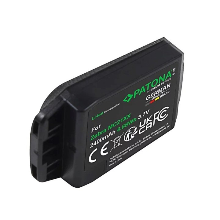 PATONA Batteria di ricambio Zebra MC21XX - BTRY-MC21EAB0E 3.7 V 2400 mAh Li-Ion