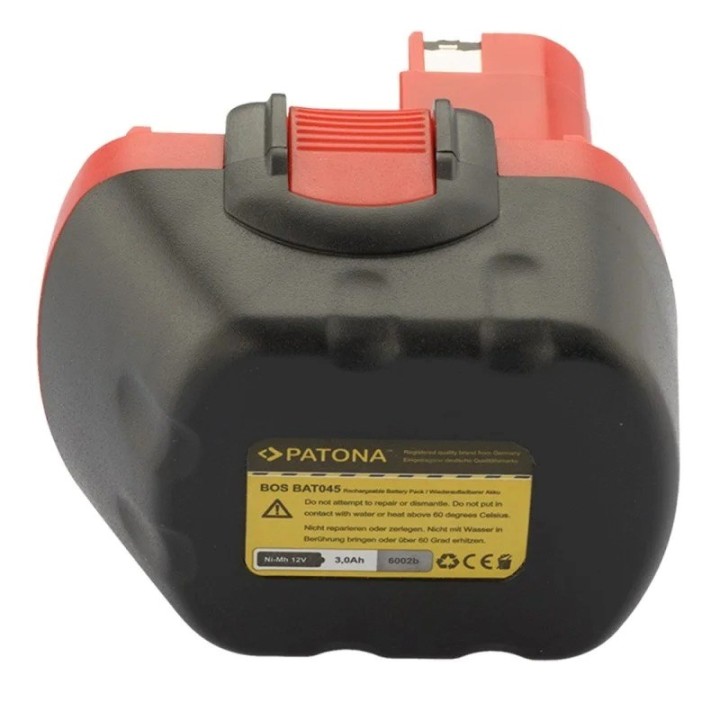 PATONA Batteria Standard per utensili Bosch 12V 3000mAh Ni-MH