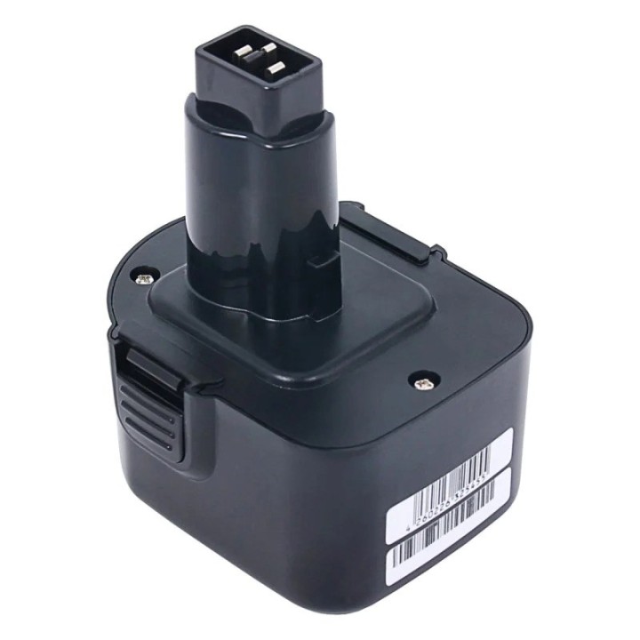 Patona Batteria di ricambio per DeWalt DE9071 DE9072 Black & Decker Würth 12V 3000mAh Ni-MH nero