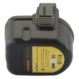 Patona Batteria di ricambio per DeWalt DE9071 DE9072 Black & Decker Würth 12V 3000mAh Ni-MH nero