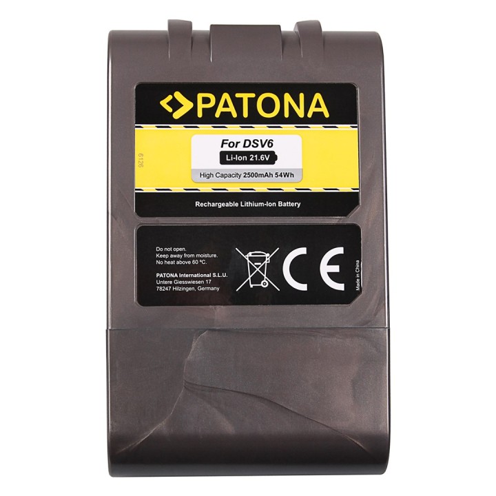 Patona batteria per Dyson V6 DC56 DC58 DC59 DC61 DC62 DC72 DC74 SV03 SV04 SV05 SV06 SV07 SV08