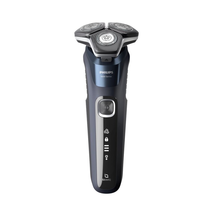 Philips SHAVER Rasoio uomo Series 5000 S5885/10 rasoio a rotazione trimmer nero blu