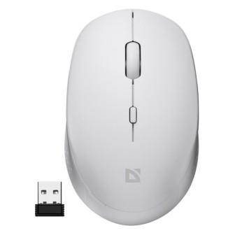 DEFENDER MOUSE AURIS MB-027 RF SILENT BIANCO 52028