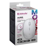 DEFENDER MOUSE AURIS MB-027 RF SILENT BIANCO 52028