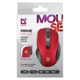 DEFENDER MOUSE WIRELESS PRIME ROSSO 52052