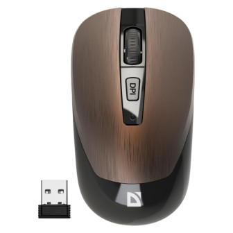 DEFENDER MOUSE WIRELESS WAVE MM-995 MARRONE 52992