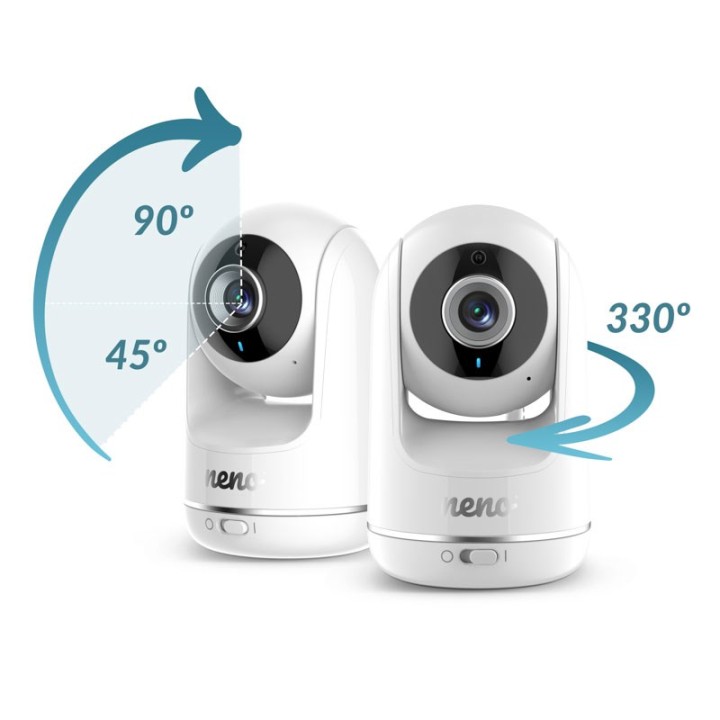 Neno Vista – baby monitor video rotante con ricevitore wireless