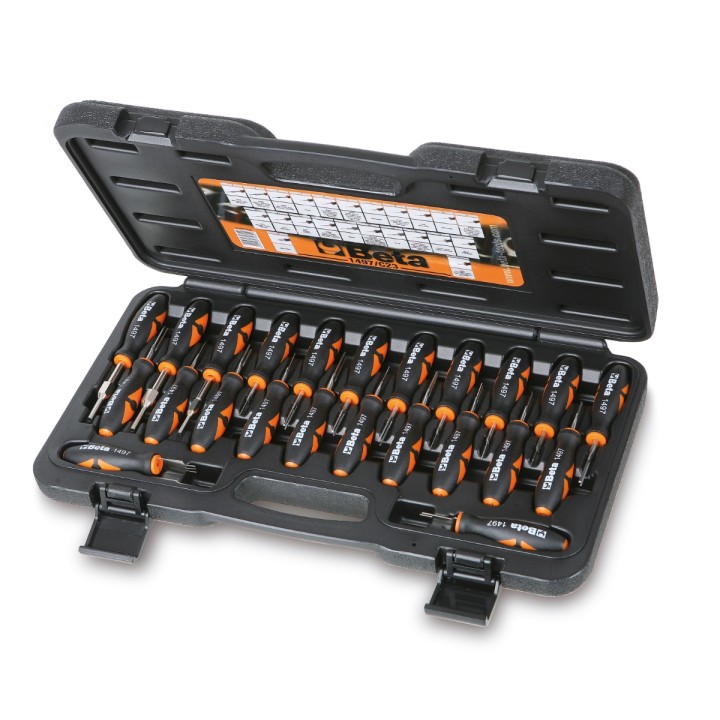 Beta 1497/C23 Assortimento 23 utensili per sblocco connettori elettrici 014970200
