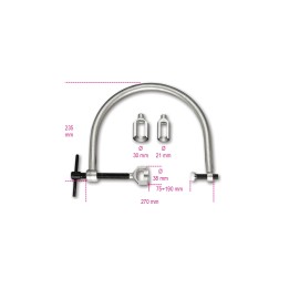 Beta 1452K Morsetto alzavalvole con tre flange 014520100