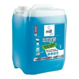 MILL CLEAN CLEANS 5 litri. Detergente liquido per finestre specchi piastrelle e piani di lavoro. Rimuove polvere e macchie di gr