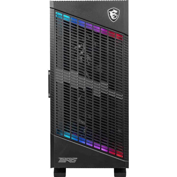 MSI MPG VELOX 100P AIRFLOW case per PC gaming mid tower nero 3x 120mm ventola + 1x 120mm ARGB ventola striscia luminosa ARGB USB