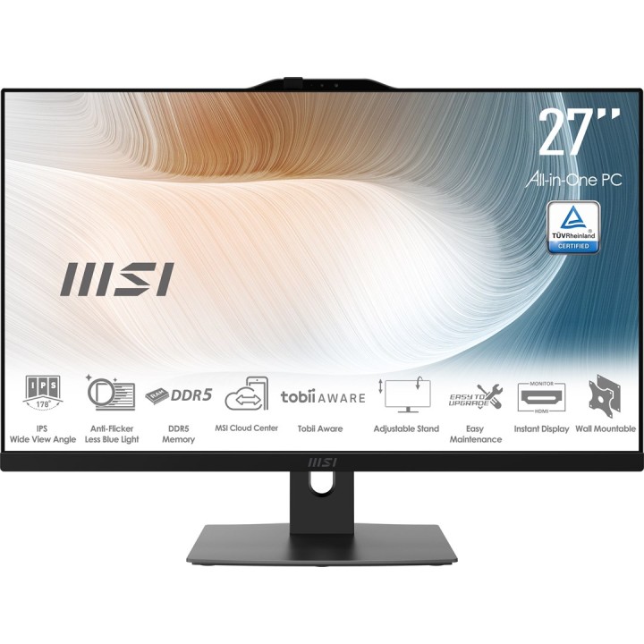 MSI Modern AM272P 1M-855EU Intel Core 5 120U 68.6 cm (27 ) 1920 x 1080 pixel All-in-One PC 16 GB DDR5-SDRAM 512 GB SSD Windows 1