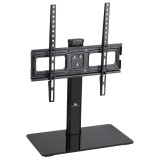 Maclean MC-450 supporto universale per TV per mobile max 40kg max VESA 400x400 32-65 base in vetro temperato regolazione altezza