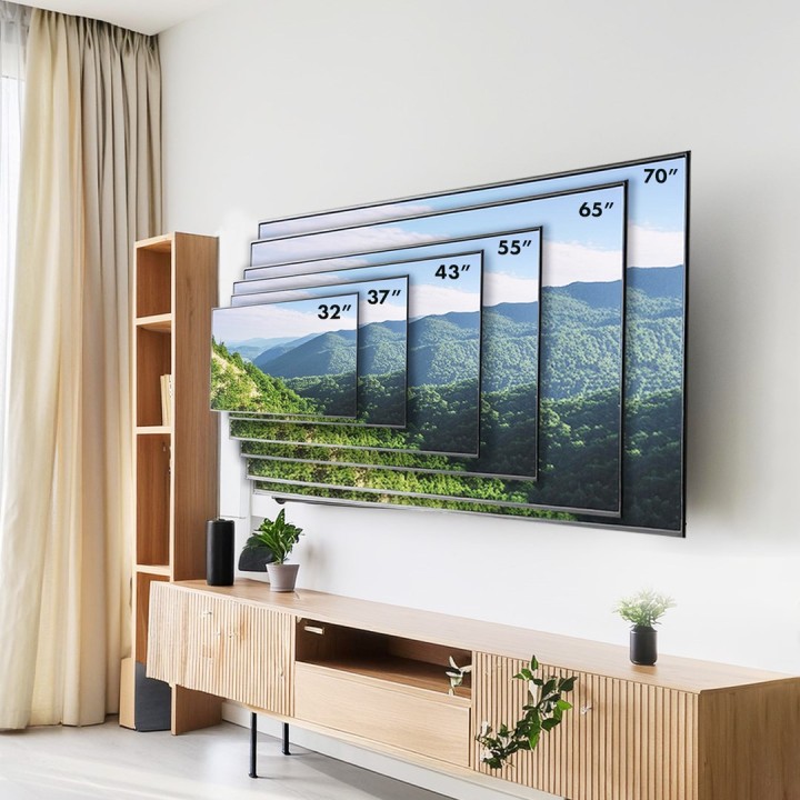 Maclean TV MC-412 staffa a parete 32 -70 VESA 400x400 45kg inclinabile universale regolabile livella di precisione accessori di 
