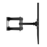Maclean TV supporto / staffa max VESA 400x400 32-70 fino a 40 kg nero regolazione inclinazione +12°–-12° e regolazione rotazione