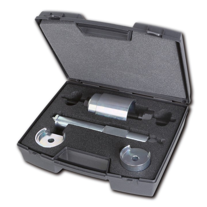 Beta 1569/F Assortimento di utensili per l'estrazione e l'introduzione dei silent block di Fiat Panda 4x4, Panda Metano e Cross,