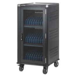 Manhattan Armadietto di ricarica per laptop carrello/tavolo tramite USB-C 65W 16 30 scomparti idoneo per laptop USB-C (fino a 16