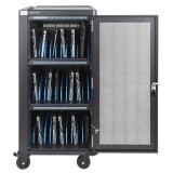 Manhattan Armadietto di ricarica per laptop carrello/tavolo tramite USB-C 65W 16 30 scomparti idoneo per laptop USB-C (fino a 16